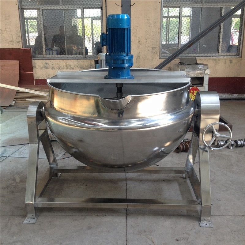 stainless steel cooking vat gas steam heating pot