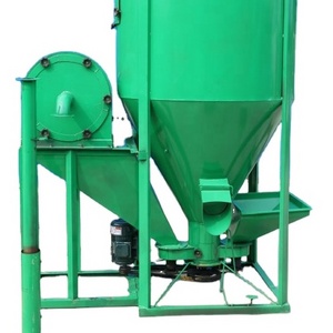 Vertical mixing and color mixing machine Feed mixer Large-scale breeding farm mixing and crushing integrated machine