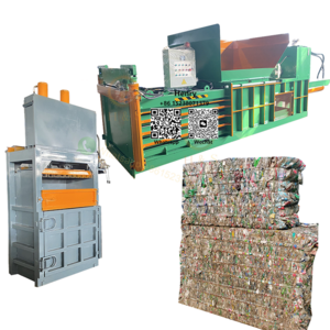 Aluminium Can Baling Machine Hydraulic Balinghides Press Waste Paper Carton Recycling Plastic Bottle Compactor Baler Machine