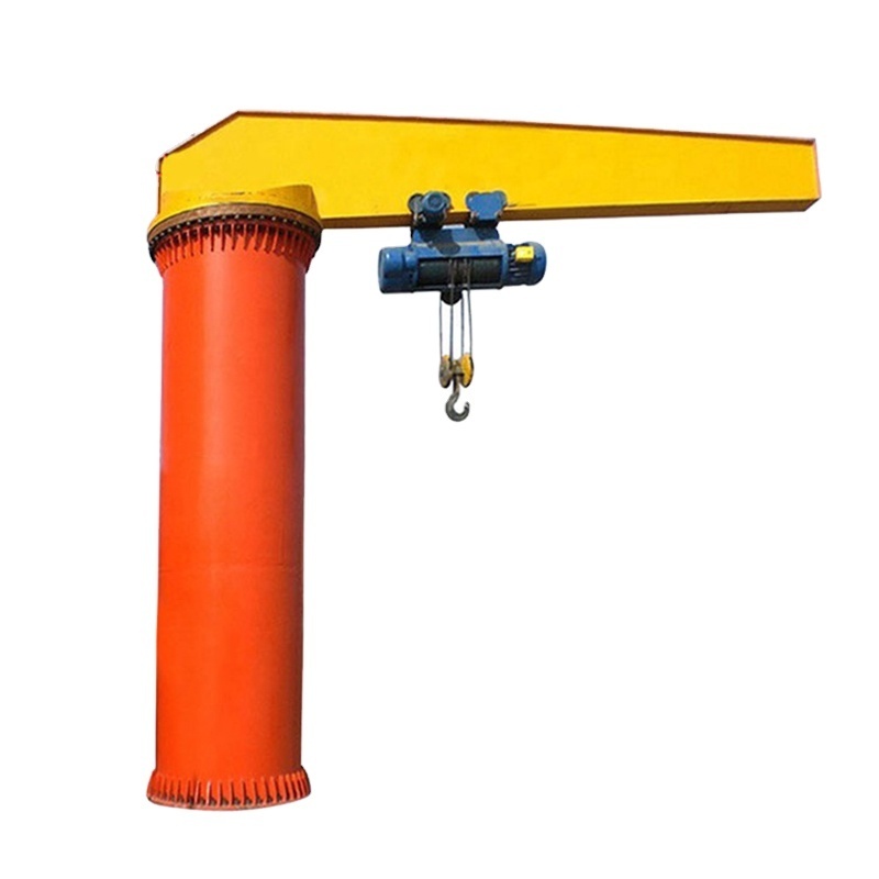 Customized 1 ton 3ton 5 ton jib cranes workshop using 360 degree electric hoist lifting portable jib crane price