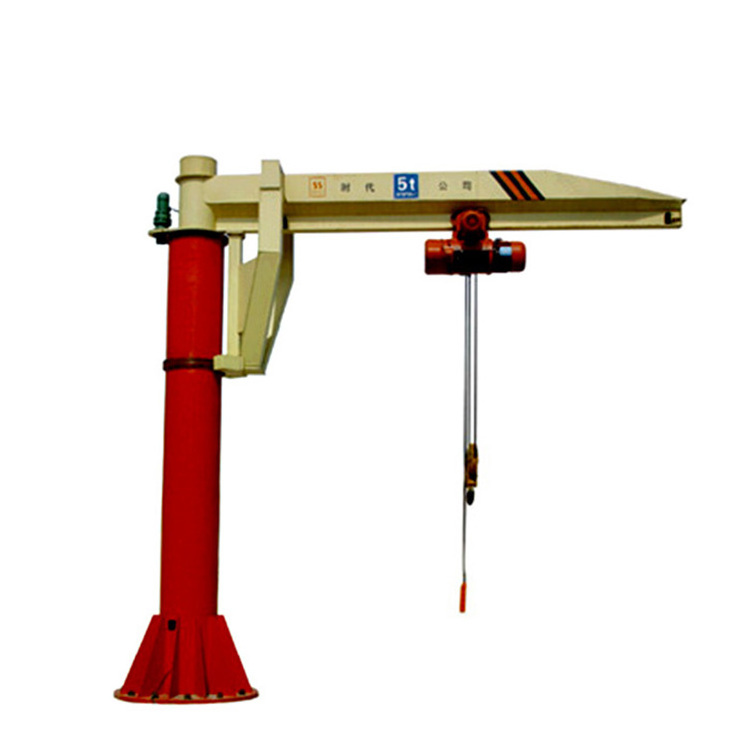 Indoor Workshop Swing Arm Jib Crane with Electric Hoist