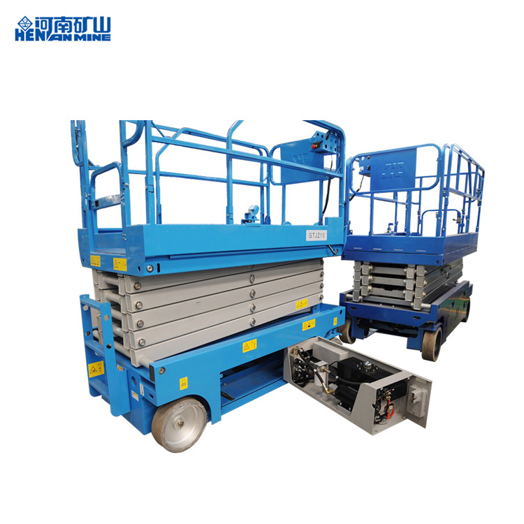 Hot Sale Automatic scaffolding electric lifting 5m 8m 12m Aerial working platform scissor lift