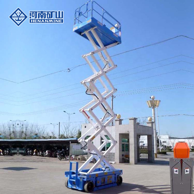 Hot Sale Automatic scaffolding electric lifting 5m 8m 12m Aerial working platform scissor lift