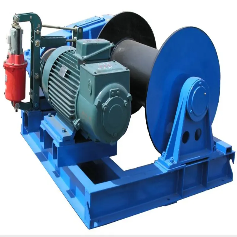 Electric slipway marine cable pulling electric winch machine ship boat hydraulic winch