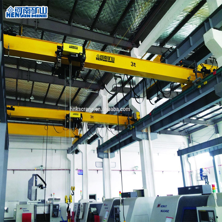 Low Headroom Remote Control 1 ton 2 ton 3 ton 5 ton 10 ton Single Girder european style overhead crane