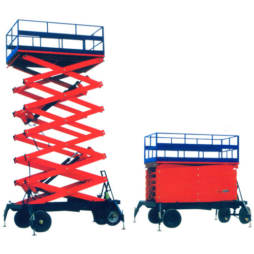 500kg 1 ton 3 ton Hydraulic electric scissor lift platform table  with outrigger