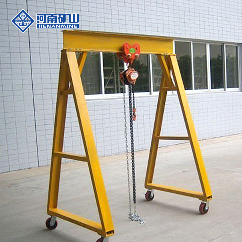 1 ton 2 ton 3 ton 5 ton portable lifting equipment for workshop single girder gantry cranes