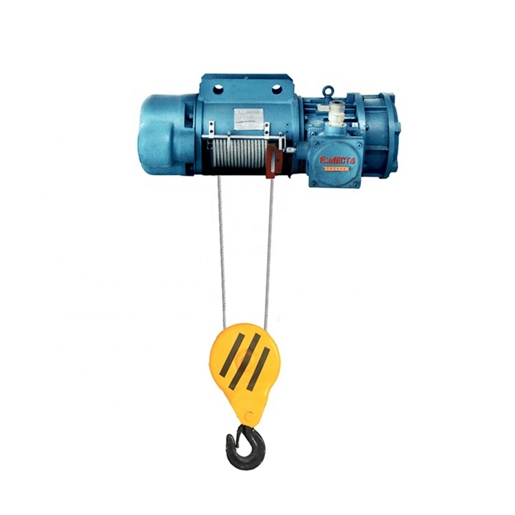 250 kg 500 kg 1 ton 2 ton made in China Full-tonnage Manual control small electric wire rope hoist