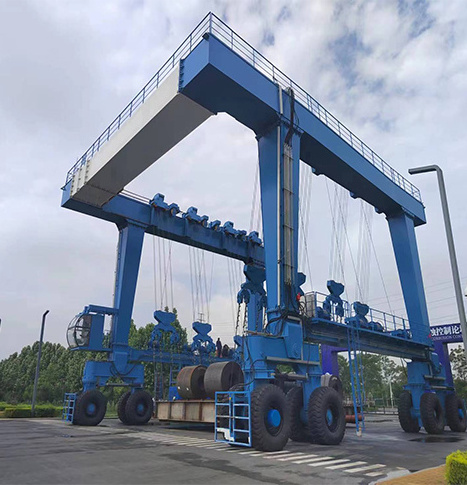 20 ton 50 ton 200 ton 800 ton Heavy duty marine travel lift harbour ship yachts dock boat lift Gantry Crane