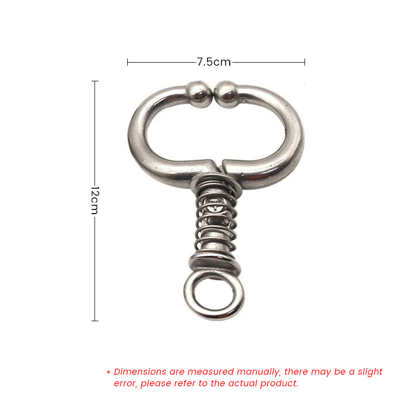 S Model  Cattle Nose Brass Ring OX Spring Nose Ring Custom Made Stainless Steel Bull Nose Ring Pliers