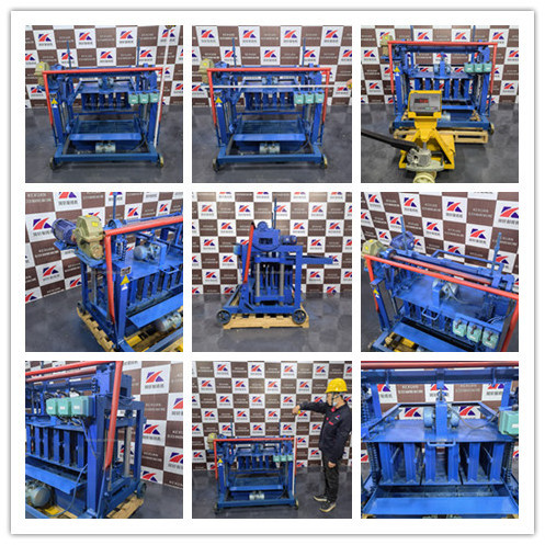 KX4-45 Diesel Generator Driven Automatic Lifting Cement Brick Machine Producing U-Shape Concrete Blocks Small Brick Machine