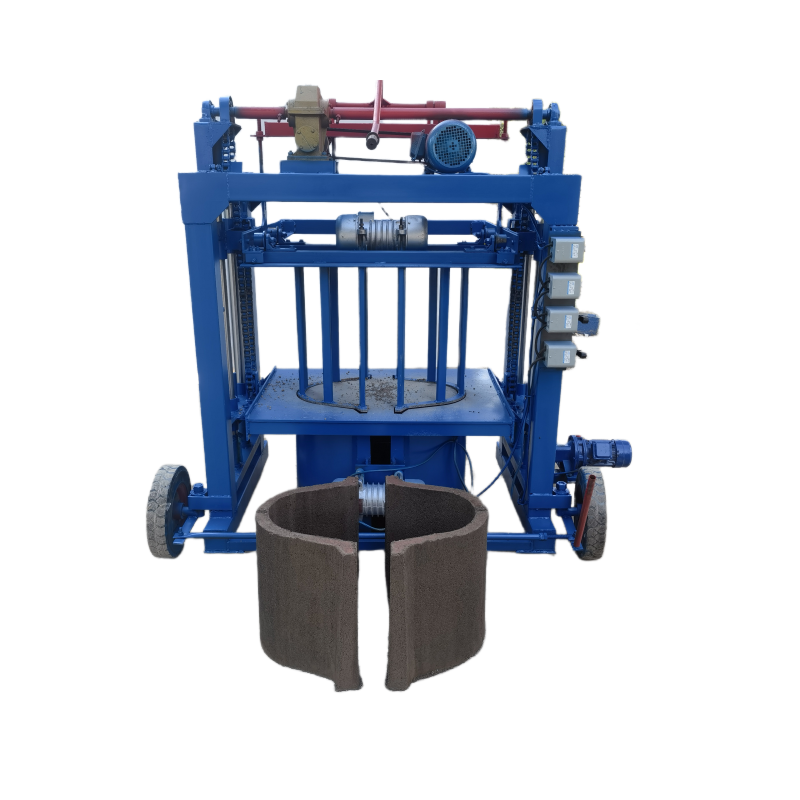 Electric Concrete Water Conveyor Canal Forming Machine Opening Length 300mm Concrete U-Shape Irrigation Canal Making Machine