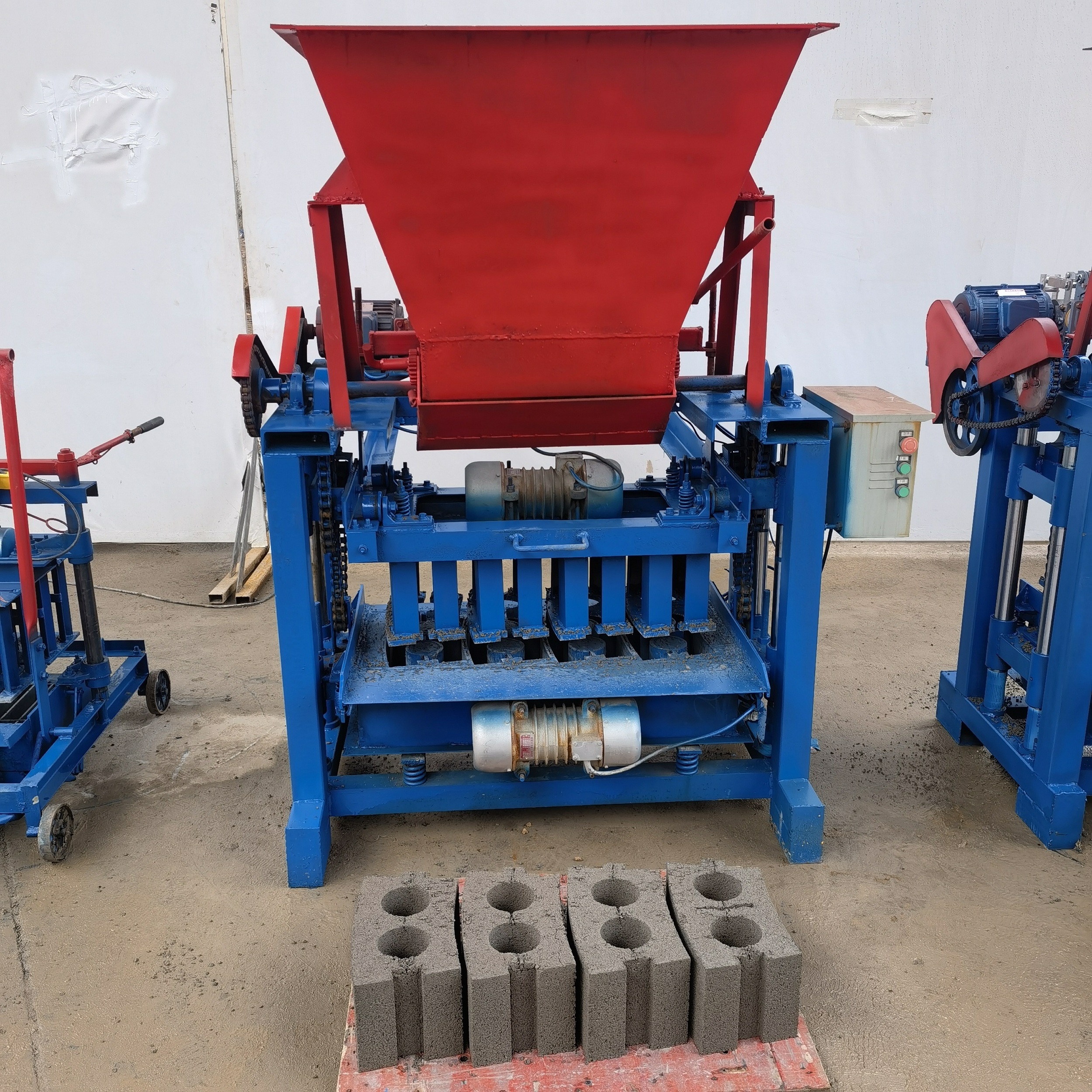 Full Automatic Concrete Block Interlocking Solid Fly Ash Brick Factory Garden Brick Making Machinery Block making machine