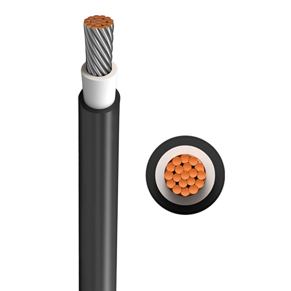 TUV ROSH PV cable 2.5/4/6mm2 low smoke halogen free XLPE XLPO insulated tin plated pv solar cable