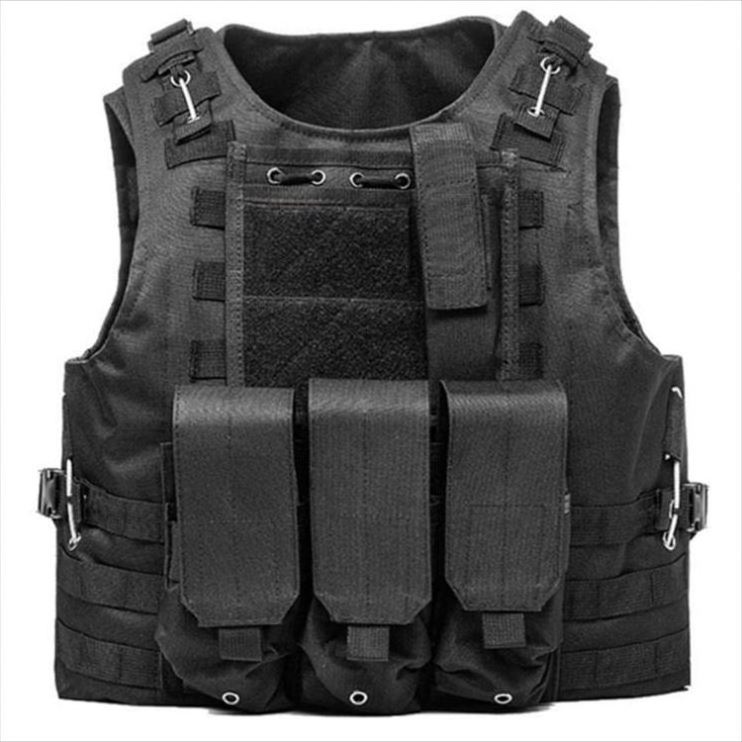 Men Tactical Unloading Hunting Molle Vest Combat Training Camo Security Plate Carrier Vests