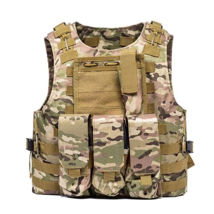 Men Tactical Unloading Hunting Molle Vest Combat Training Camo Security Plate Carrier Vests