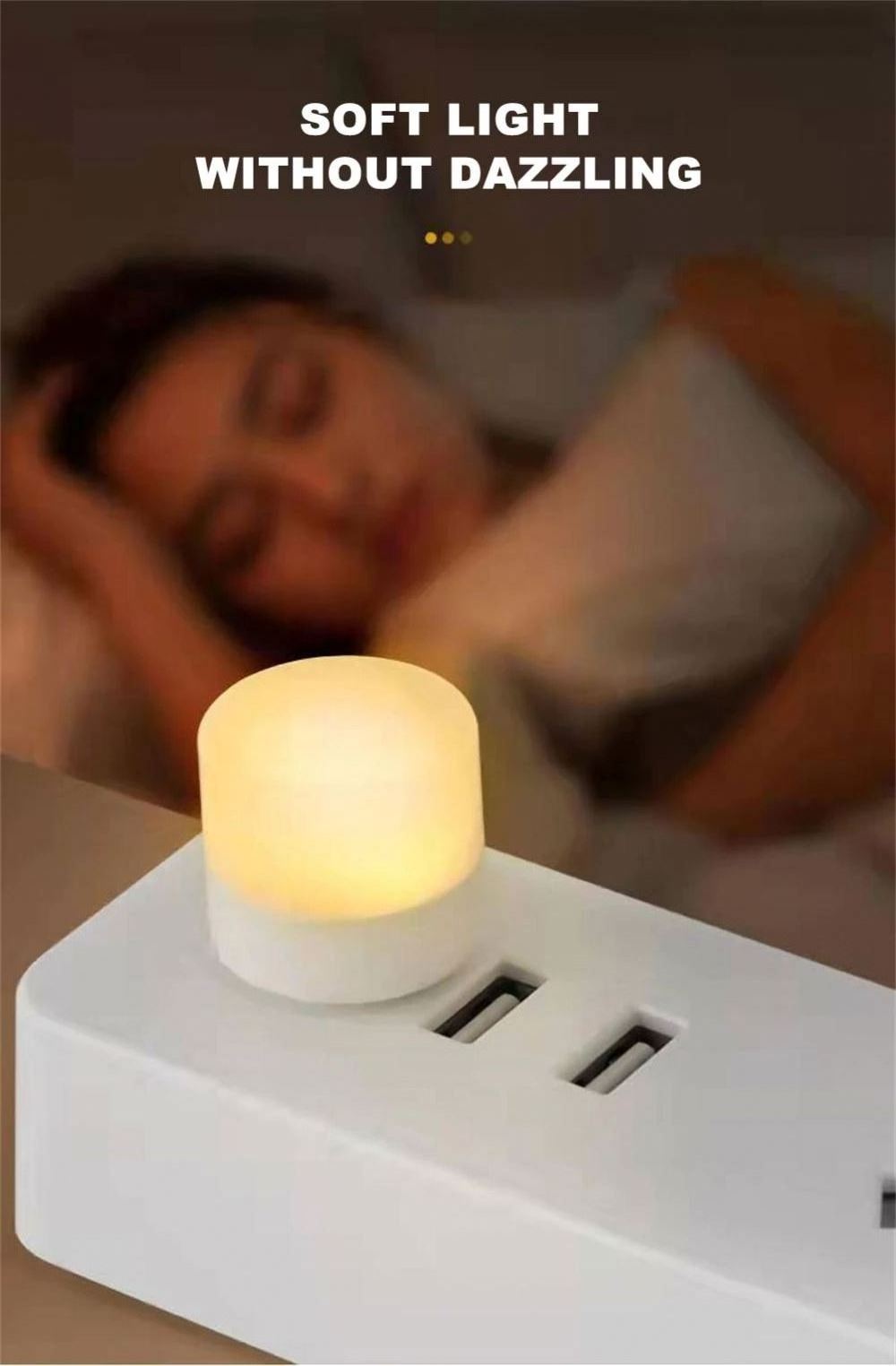 USB Night Light Mini LED Night Light USB Plug-In Light Mobile Power Charging