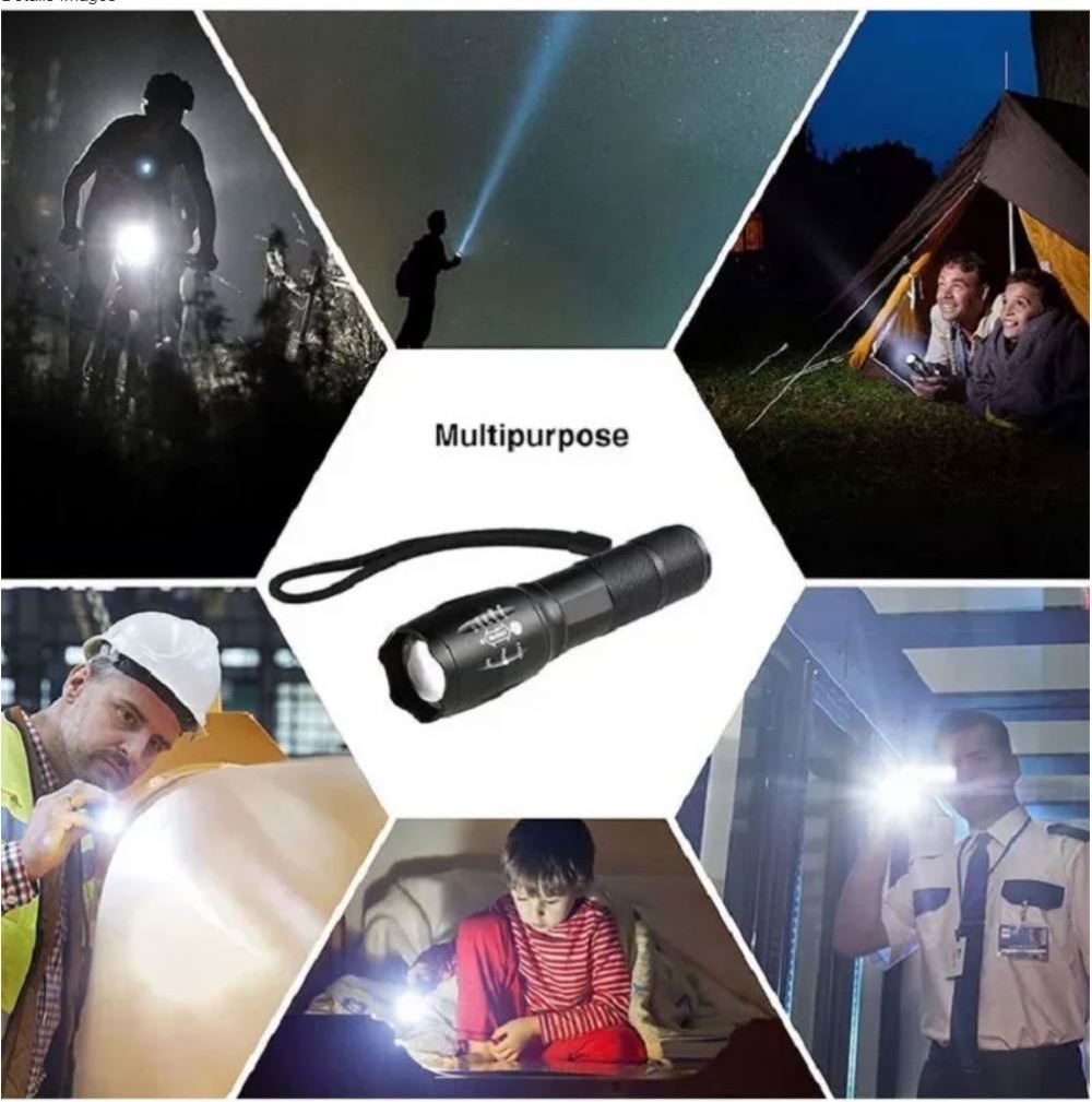 High Lumens 100000 Long Range Powerful Waterproof Multifunctional Recargable Linterna Torches Flashlights