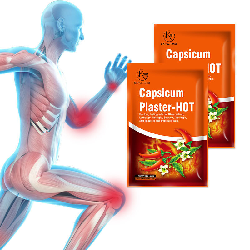 Hot selling herbal pain rheumatism capsicum back pain plaster