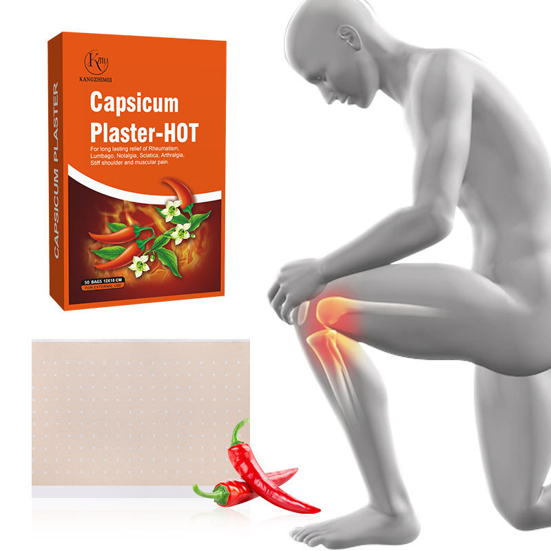 Hot selling herbal pain rheumatism capsicum back pain plaster