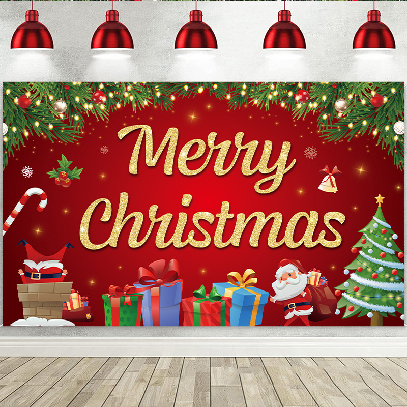 Custom Christmas Murals, 3d Festive Ball Party Wallpaper, Living Room Bedroom Children's Photo Studio Background Wallpaper