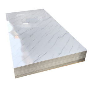 1220*2440*3mm Water Proof UV Board 3D Print Sheet Flexible PVC Marble Sheet for Wall Decoration