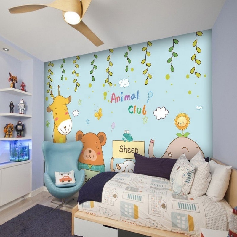 Cute Little Children Children Room Kindergarten Nursery Cool Wall Mural Paper Paul Smith Wallpaper Wallpaper Kitchen