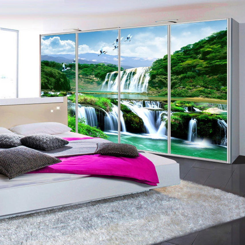 Custom 3D Wall Murals Wallpaper Painting HD Waterfall Nature Landscape Living Room Sofa TV Backdrop Bedroom Photo Wall Paper