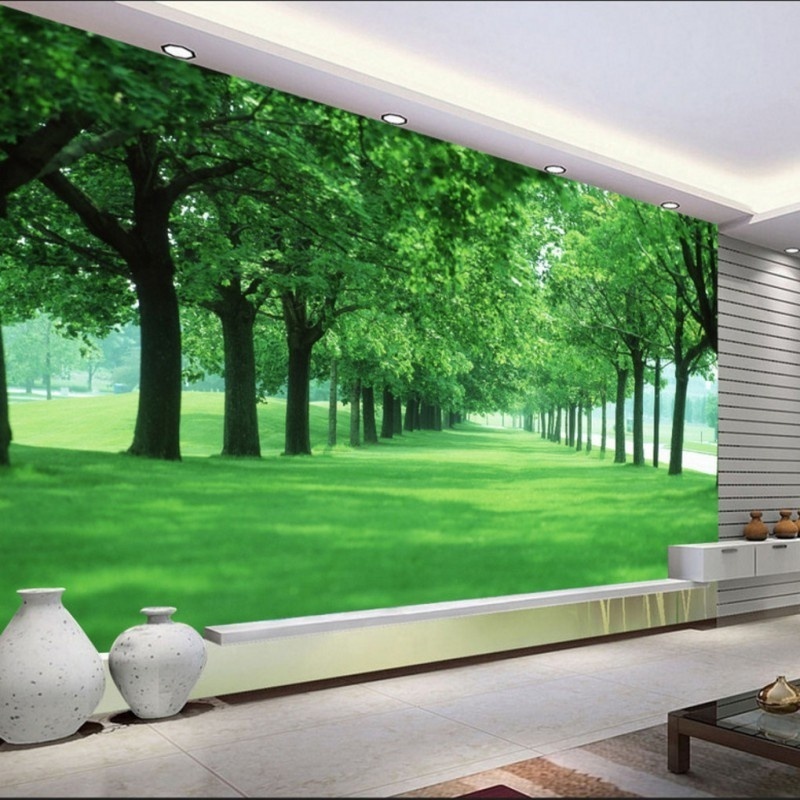 Floor Wallpaper Grass Forest Murals Custom Living Room Peel And Stick Wallpaper Wallpaper Mural Abstract