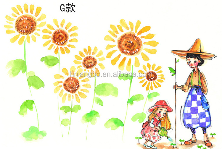 fairy girl wallpaper children room wallpaper cartoon funny wallpaper mural