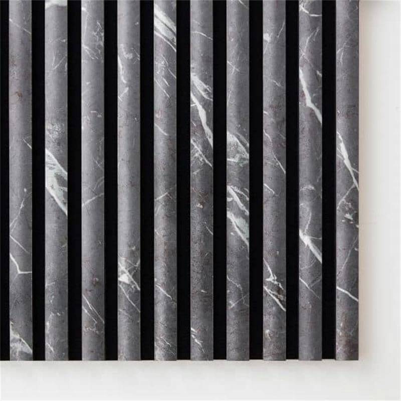 Panel Wooden Slat Acoustic Panel Wood Strips Backing Felt for Office Hotel Wall Decor