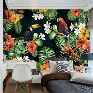 Chinese Wallpaper Mural Home Decoration Mural Papel Tapiz 3D Rainforest Decorative Wall Paneling That Looks Like Wallpaper