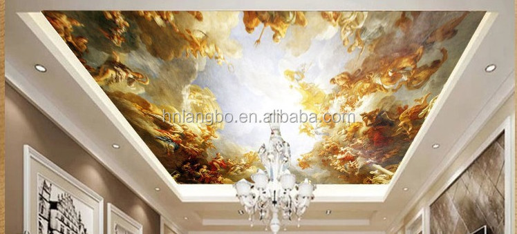 cosmos wallpaper European style large scale mural living room ceiling wallpaper mural