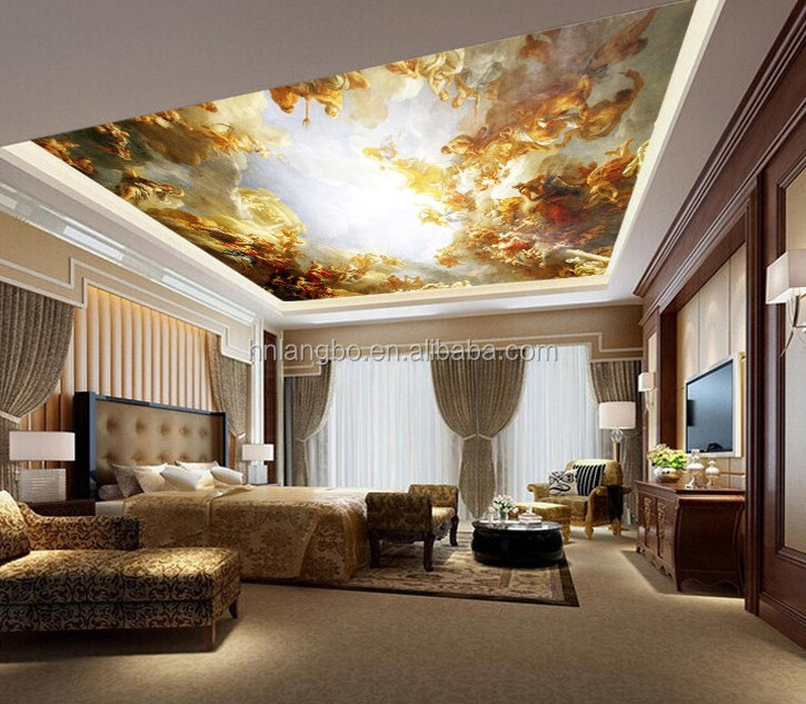 cosmos wallpaper European style large scale mural living room ceiling wallpaper mural