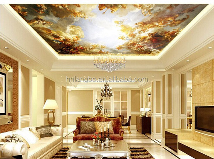 cosmos wallpaper European style large scale mural living room ceiling wallpaper mural