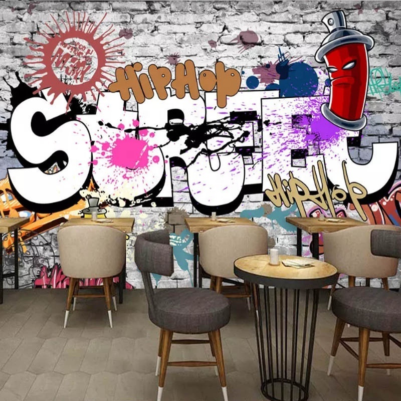 Wallpaper 3d Restaurant Music 3D Photo Mural Rock Guita Mural Vinyl Peel And Stick Wallpaper Woven Wallpaper