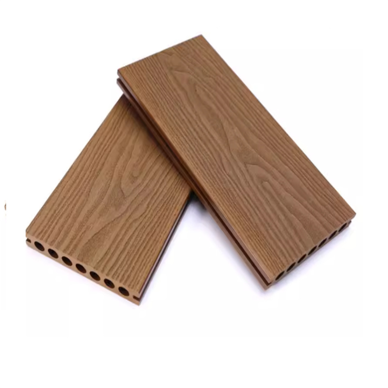 Exterior Hot Sale Wood Plastic Composite Flooring WPC Decking WaterProof Anti-UV Deck Wood Veneer for Swimming Pool