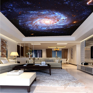 Fantasy Nebula Whirlpool Ceiling Fresco Living Room Wallpaper For Restaurant European Wallpaper 3d