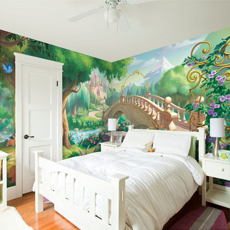 Custom Photo Wallpaper Children's Room Cartoon Fairy-tale World Of Large Murals Bedroom Living Room Mural Wallpaper De Parede 3D