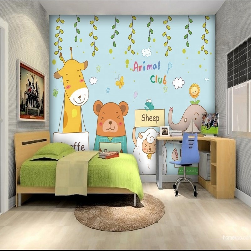 Cute Little Children Children Room Kindergarten Nursery Cool Wall Mural Paper Paul Smith Wallpaper Wallpaper Kitchen