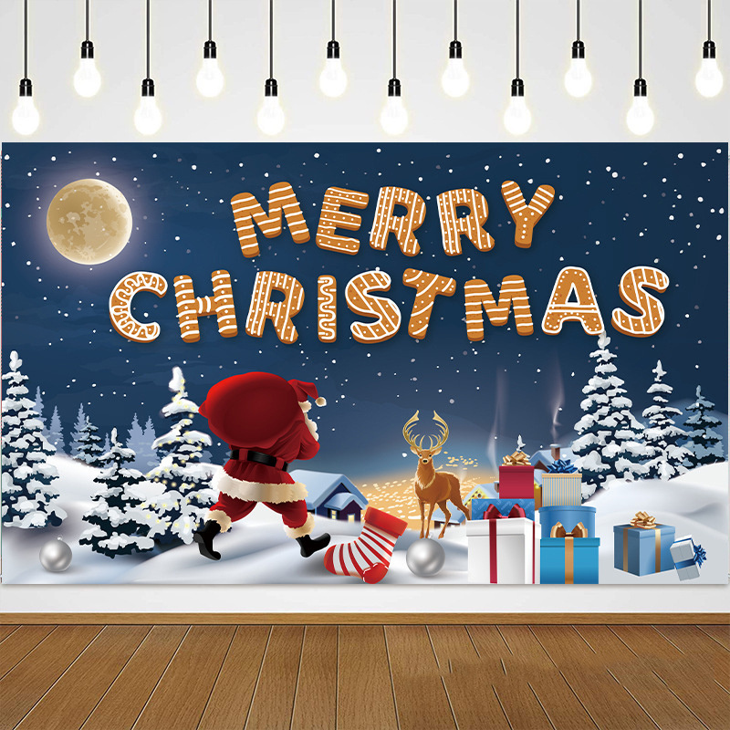 Custom Christmas Murals, 3d Festive Ball Party Wallpaper, Living Room Bedroom Children's Photo Studio Background Wallpaper