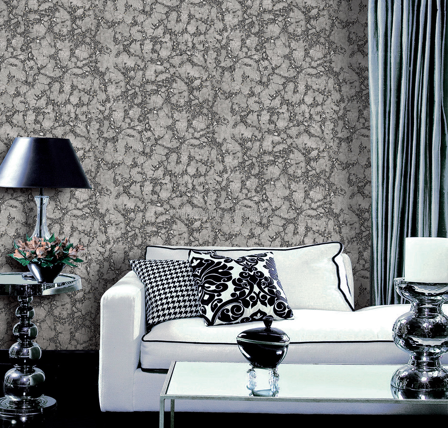 Luxury Wall Paper Wall Decor 3D Wallpaper Flower Vinyl others wallpapers/wall panels for TV Background