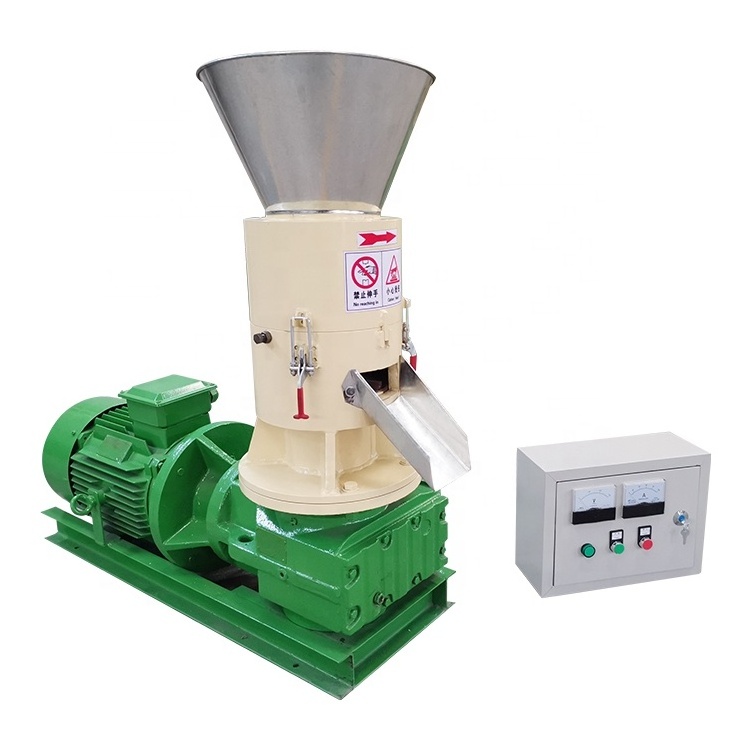 Flat die pelletizer wood pellet machine homemade wood pellet machine