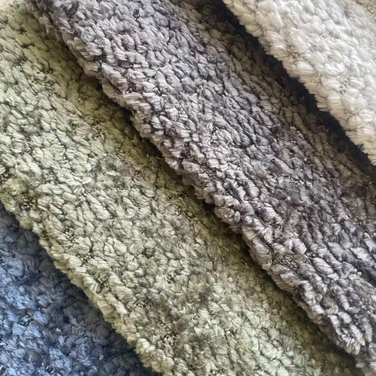 velvet chenille pile fabric for upholstery, sofa, mop