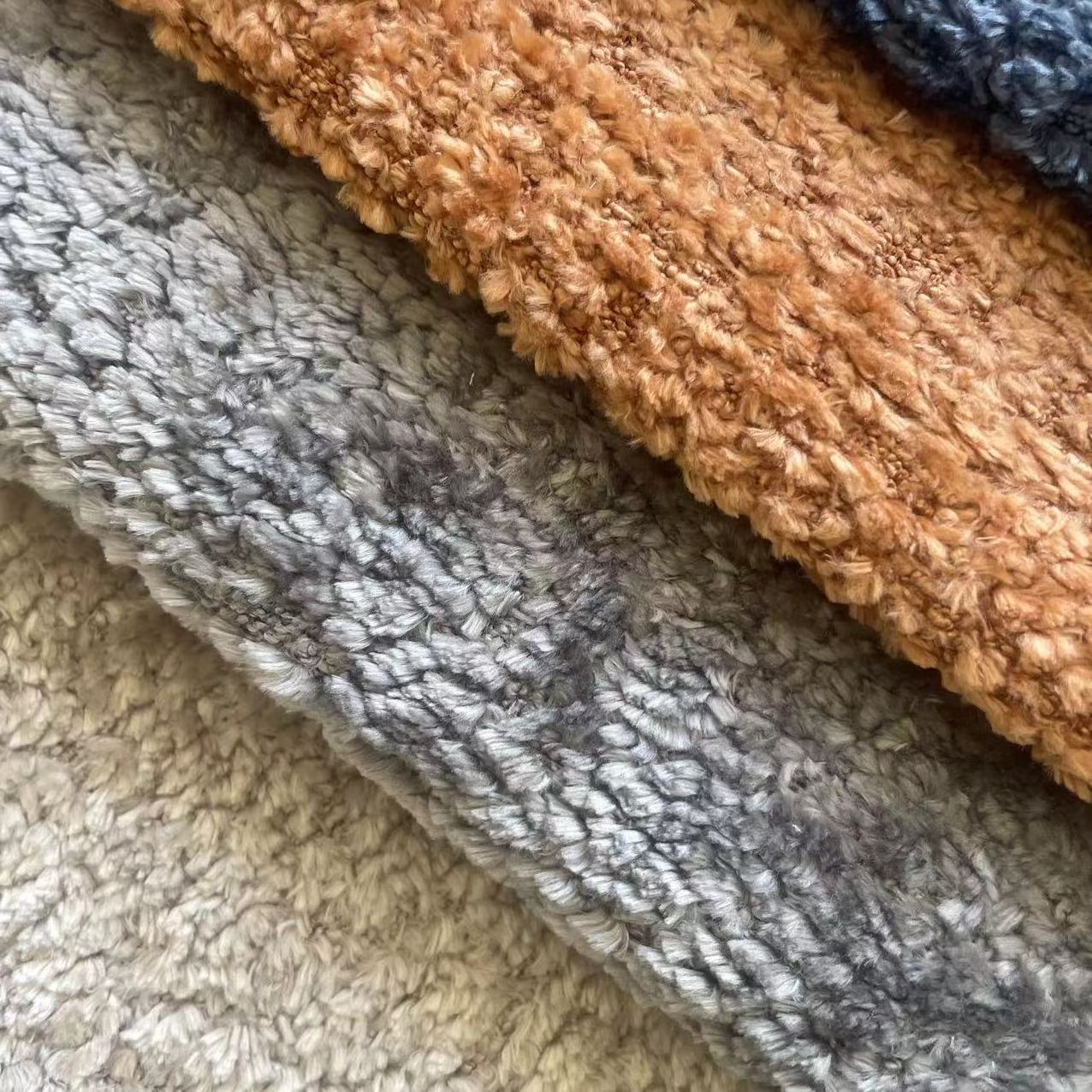 knitted microfiber chenille fabric for sofa upholstery