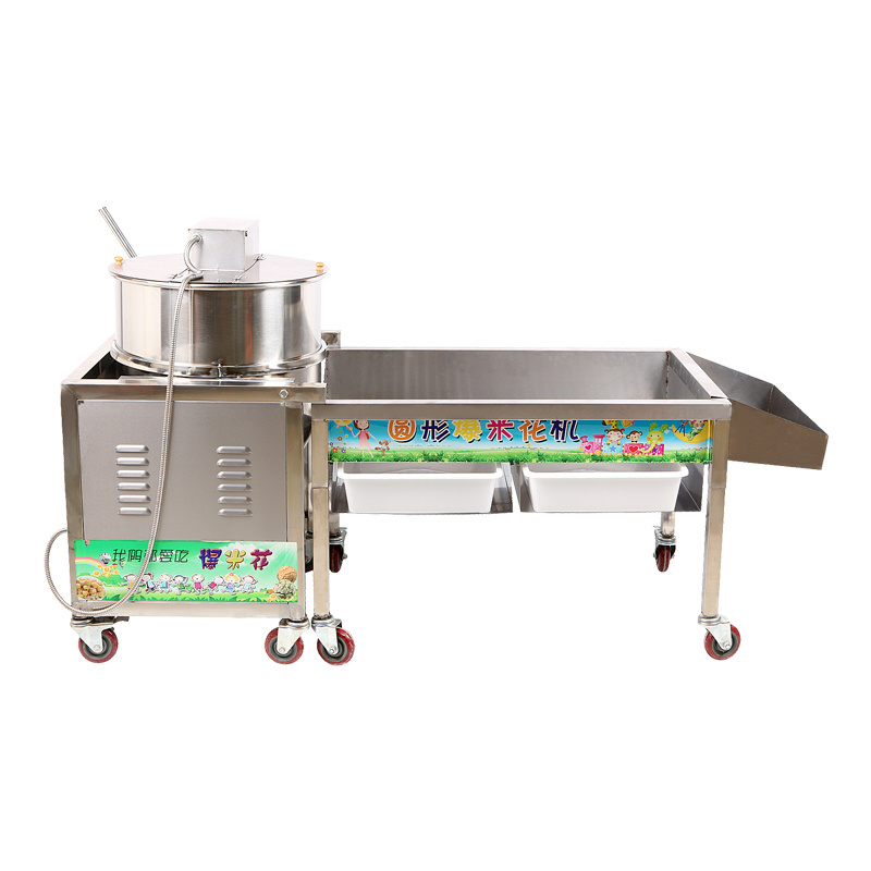 China price electric stirring gas operate caramel popcorn making machine