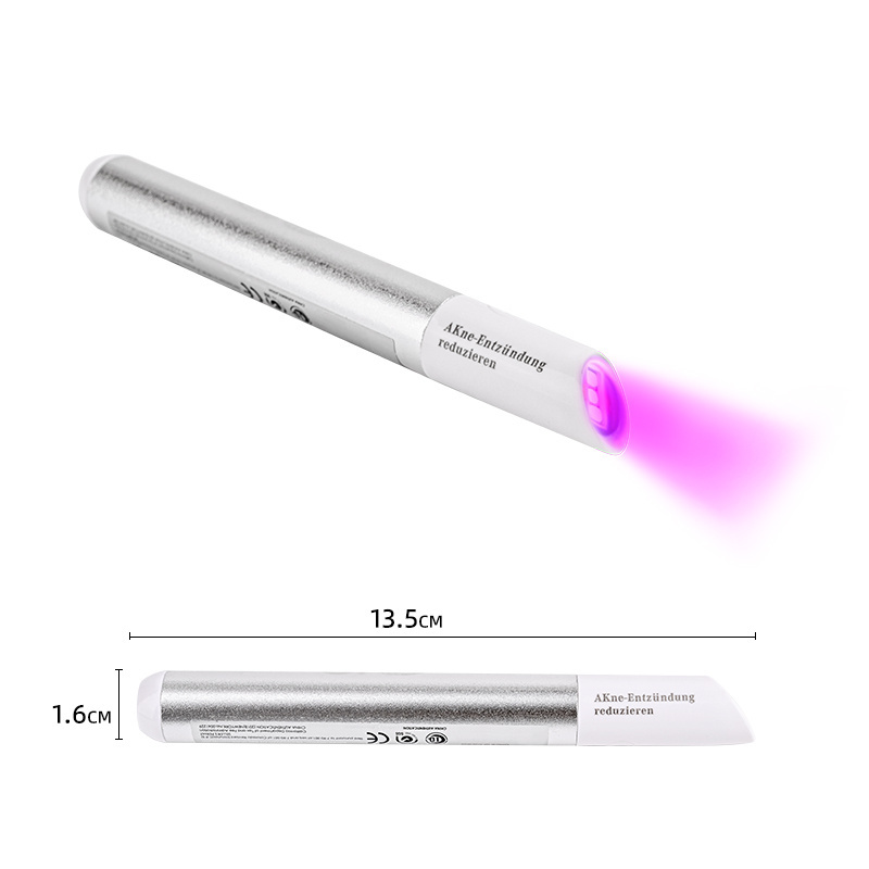 Hot Design Portable Home Beauty Blue And Red Light Therapy Spot Beauty Instrument Acne Laser Pen