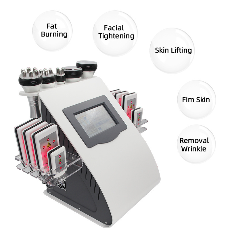 Laser Fat Weight Loss System Cavitation Machine Hot Selling 40K Cellulite Massager Laser Slim Cold Lipolysis Machine Lipolaser