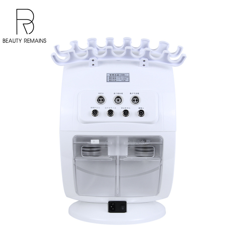 Trending Hot Products7 in 1 Beauty Products 2021Women Skin Analyzer Galvanic Microdermabrasion Machine 7 Handle ODM OEM Service