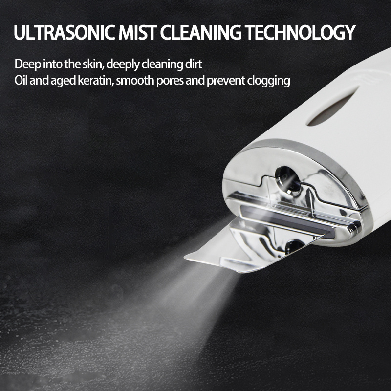 Ultrasonic Skin Scrubber Electric Facial Cleansing Pore Deep Cleaner Acne Blackhead Skin Scrubber Ultrasonic